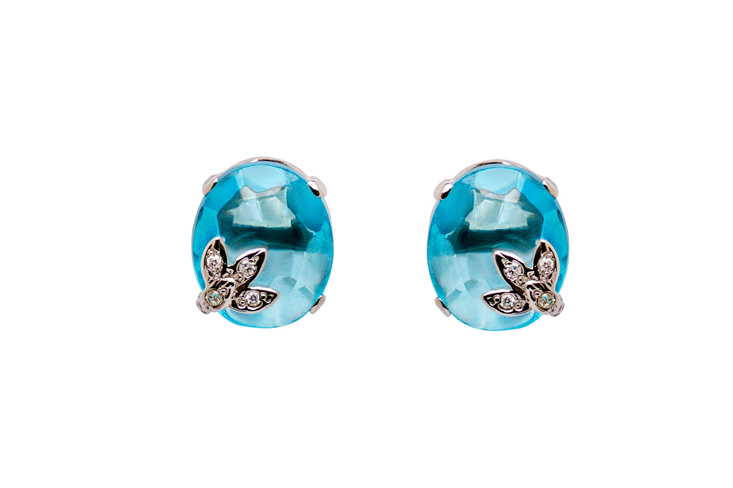 LEAF CHARM (AQUA BLUE)